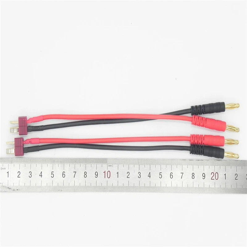 OEM T штекер 150 мм 14AWG 4 0 Банановая Пуля разъем адаптер DZ0126|adapter connector|adapter plug |