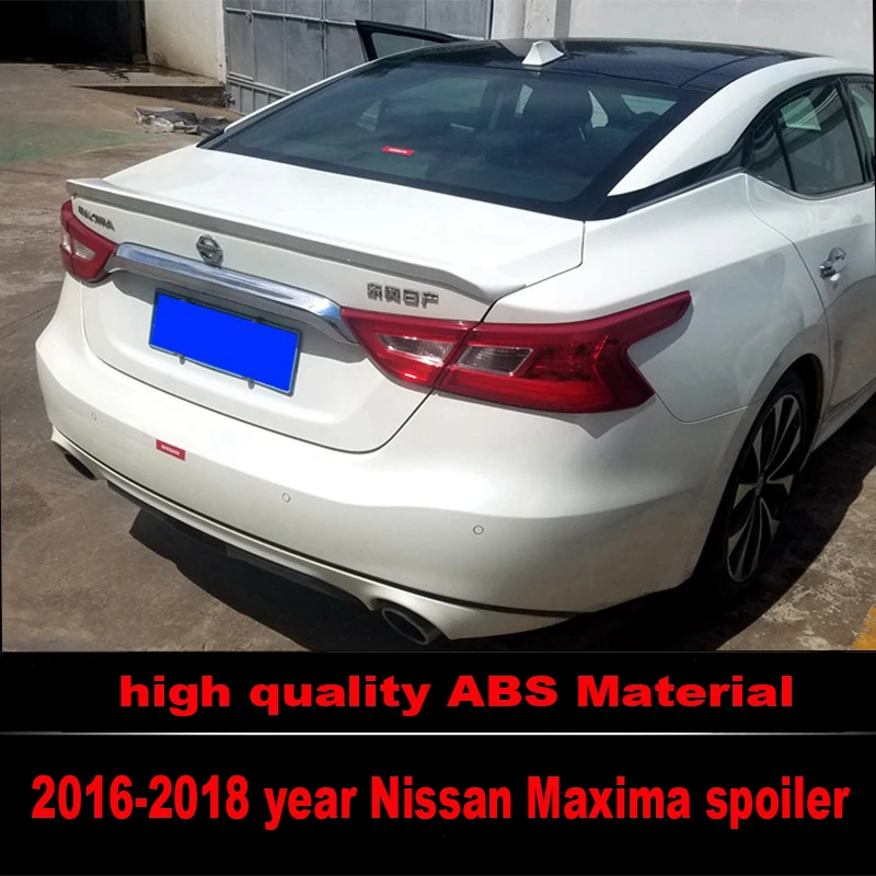 Дизайн, спойлер для Nissan Maxima,,, год, сделай сам, цветной Праймер, задний багажник, спойлер на крыше, высококачественный абс