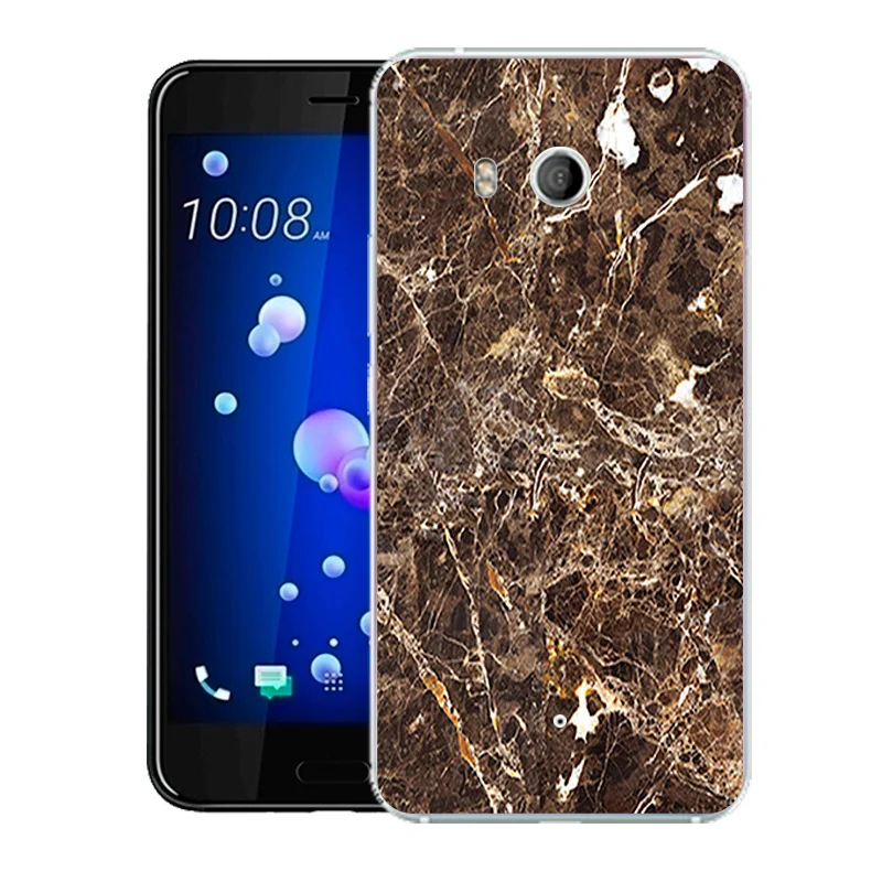 Чехол s для htc u 11, чехол, 5,5 дюйма, мягкий ТПУ, силиконовый, мраморный принт, для htc u 11, чехол для телефона Fundas для htc u 11 U11 - Цвет: 01