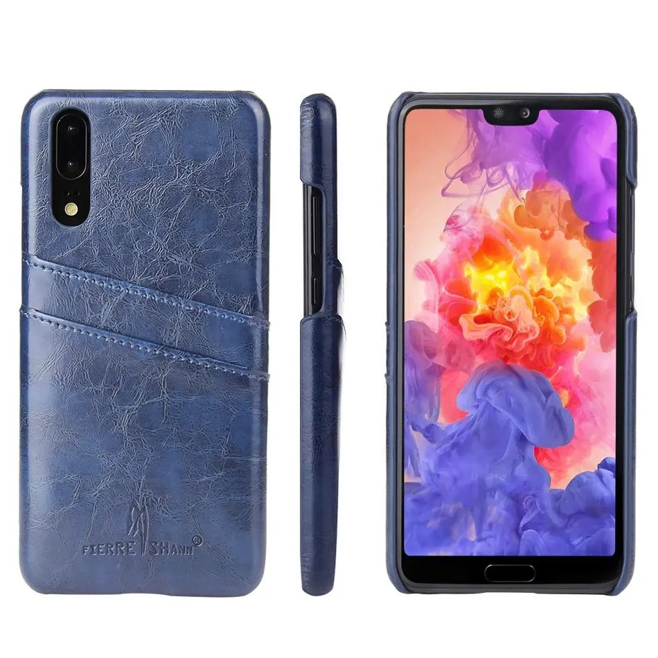 Чехол для huawei P20 P8 mate 9 Pro Honor 7, задняя крышка из натуральной кожи с масляным воском для huawei P20 P8 mate 9Pro, чехол с держателями карт