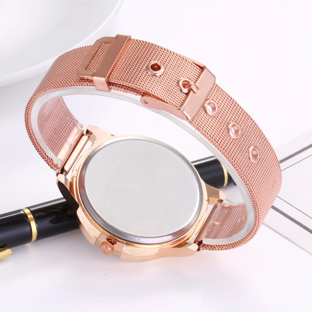 Drop Shipping 2019 Fashion Women Rose Gold Flower Rhinestone Wrist Watches Luxury Casual Female Quartz Watch Relogio Feminino | Наручные