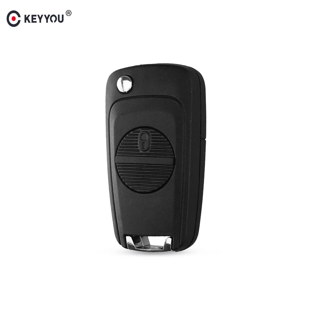 KEYYOU 2 кнопки дистанционного флип складной ключ оболочка Брелок чехол для NISSAN MICRA ALMERA PRIMERA XTRAIL
