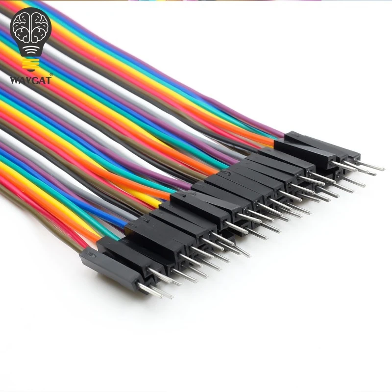 WAVGAT Dupont line 120pcs 30cm male to + female and jumper wire cable for Arduino | Электронные компоненты и
