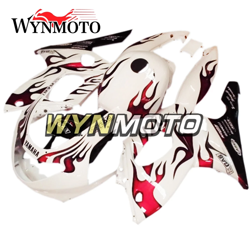 

Полный комплект обтекателей для Yamaha YZF600R Thundercat 1997-2007 97-07 лет инъекции ABS пластмассовые панели ковгуты Белый Красный Пламя