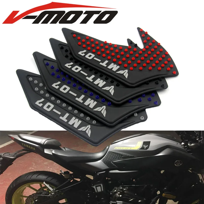 Одна пара 2016 новый дизайн для YAMAHA MT 07 MT07 бак тяги боковая подушка газа топлива