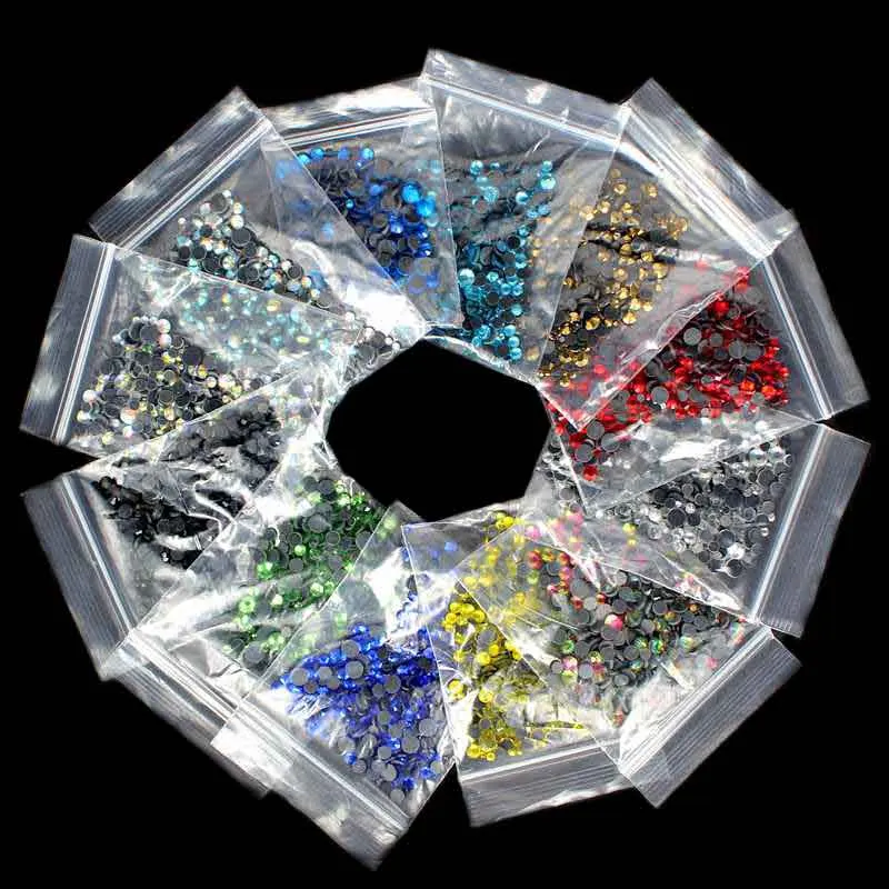 DMC исправление страсс цитрин смешанные размеры SS6 SS10 SS16 SS20 SS30 720 шт. мотивы для