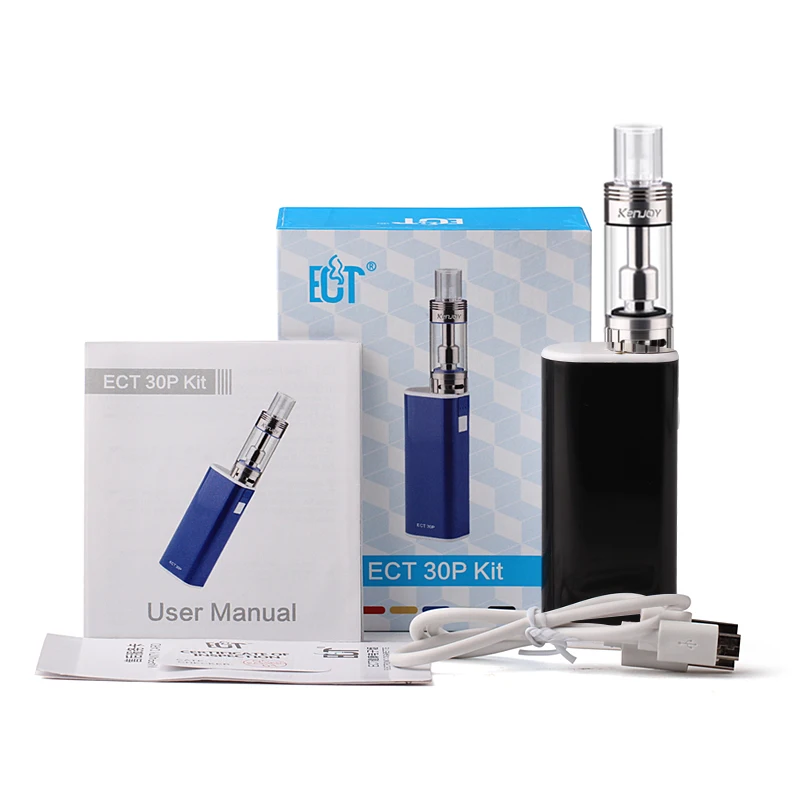 Electronic Cigarette Kit New ECT eT 30P E-Cigarette Vape Mod E Hookah 30W Box Ego Pen Vaporizer Vot Mini Atomizer X3000 | Электроника