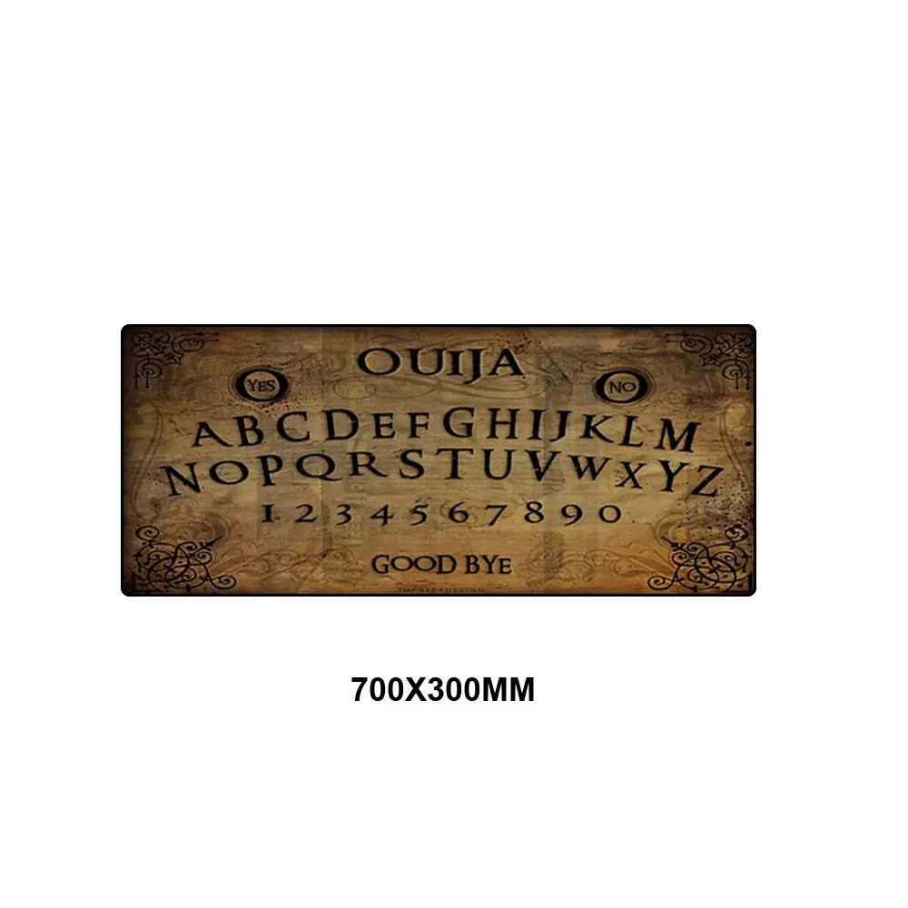 Коврик для мыши Ouija Board на заказ, противоскользящий прочный резиновый игровой коврик XL, большой коврик для мыши для ПК, оптическая мышь, игровой коврик - Цвет: OUIJA-005