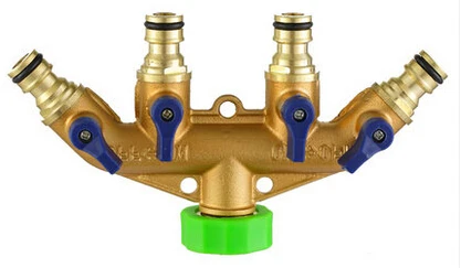 

All brass Quick water hose connector for irrigation 1/2'' garden hose fitting with ball valve