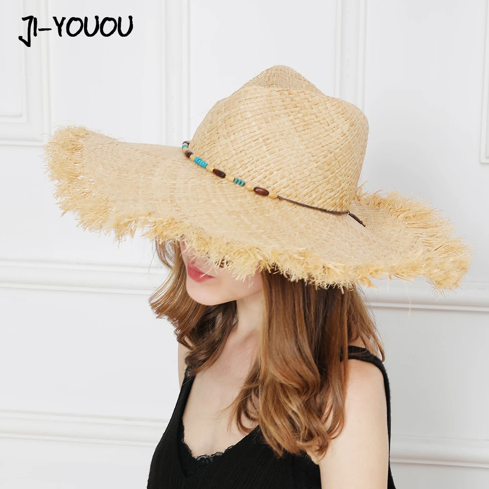 Повседневная модная пляжная шляпа ковбойская с защитой от УФ лучей для мужчин и