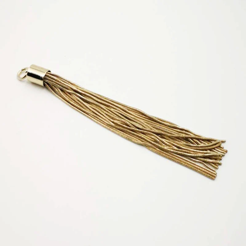 Золотой цвет Новое поступление Металлическая кисточка Tasbih 3 цвета золотой серебряный черный Tasbih кисточка Специальный стиль роскошные кисточки - Окраска металла: Золотой цвет
