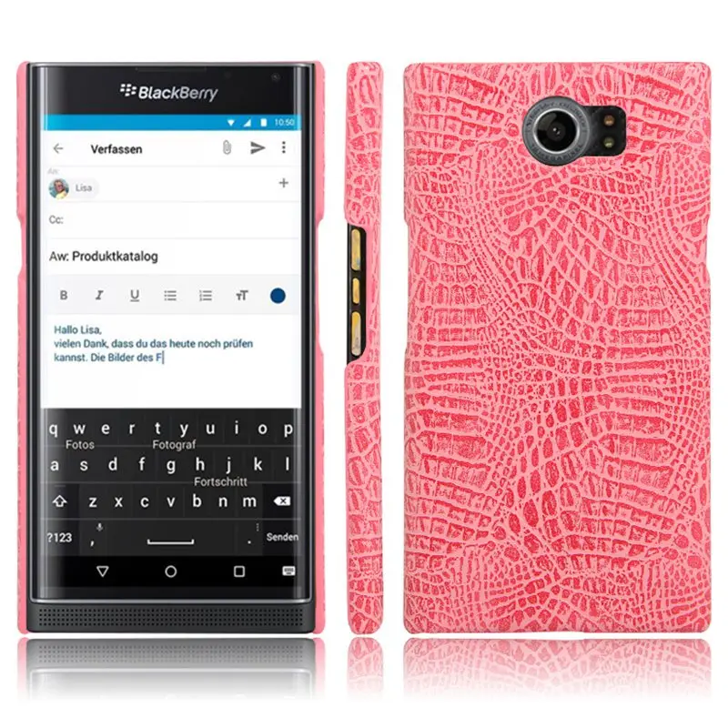 Роскошный кожаный чехол с крокодиловым узором для BlackBerry Priv 5 4 дюйма Venice |