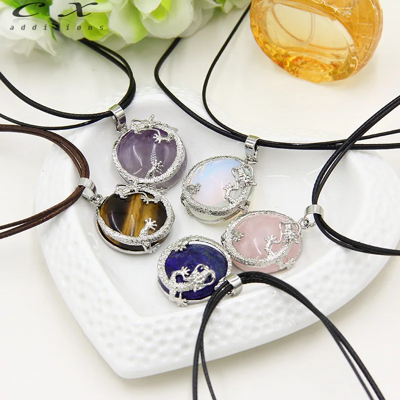 2019 завод круглый счастливый Дракон украшение с жемчугом полудрагоценное