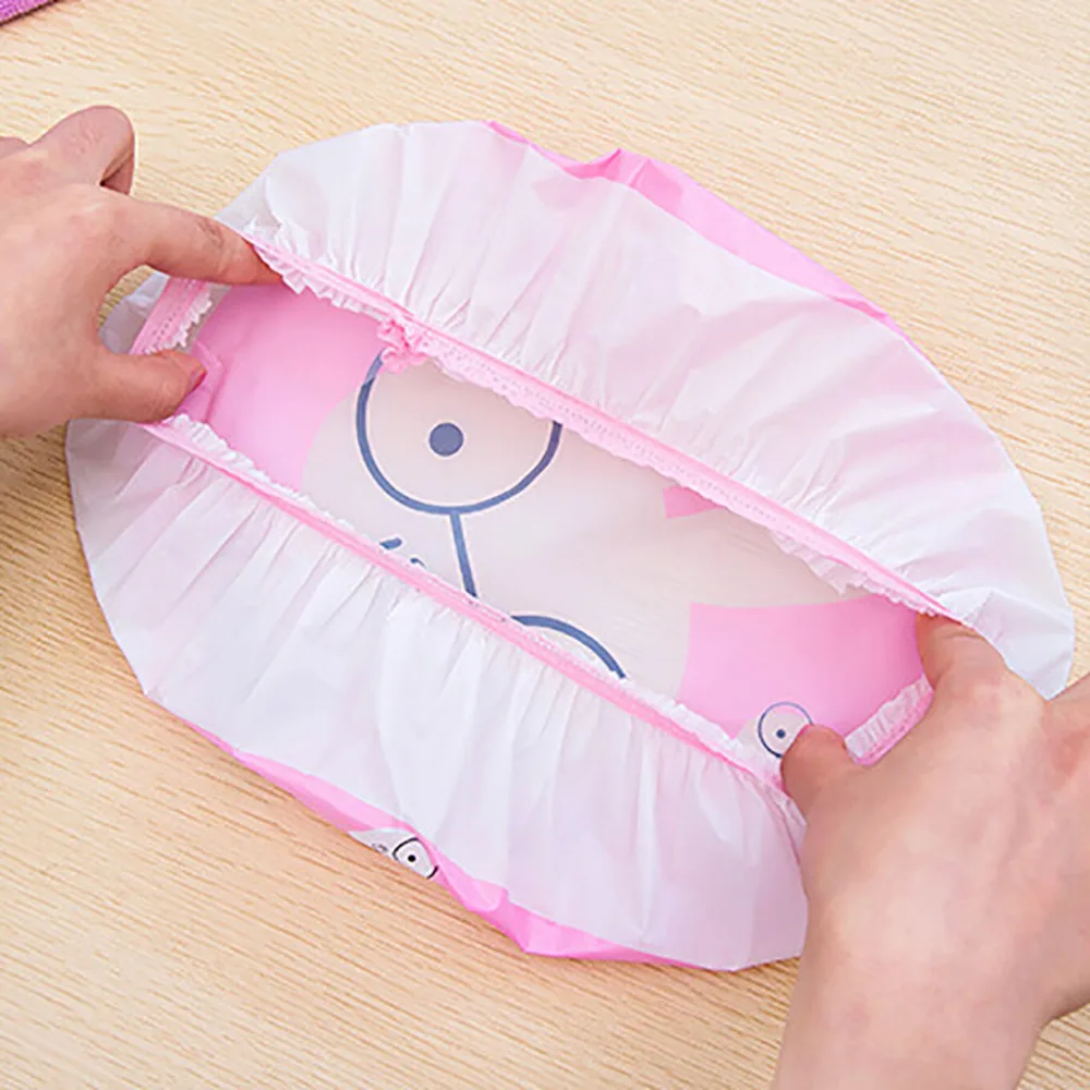 1 шт. милые Мультяшные женские шапочки для душа цветные ванны взрослых