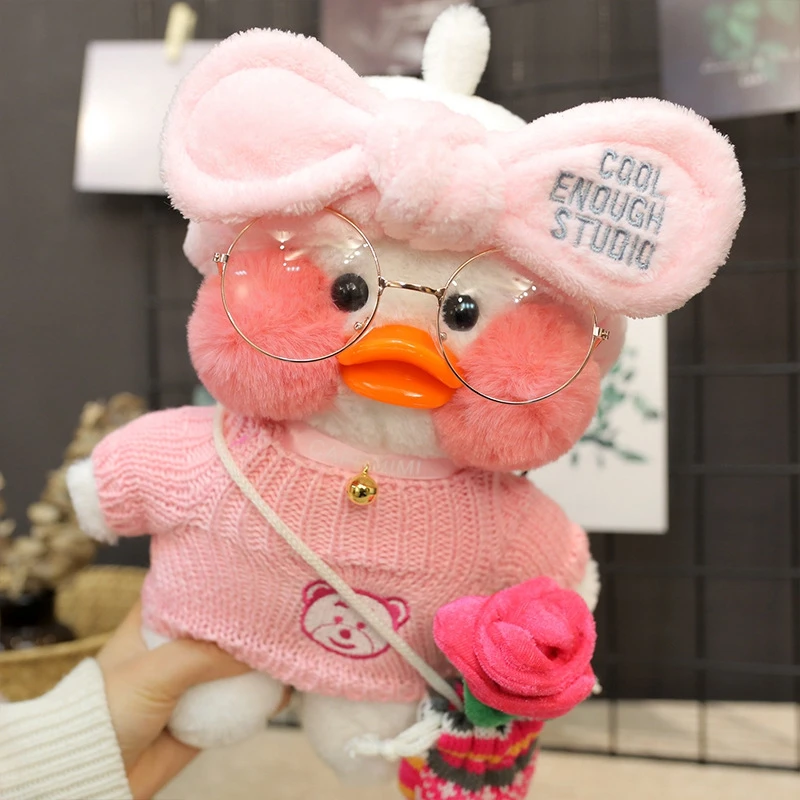 TOY169-14 Утка плюшевая игрушка плюшевая Мягкая кукла животные куклы детские игрушки Peluche мягкие животные утка мягкие игрушки для детей подарки на день рождения - Цвет: TOY169-14