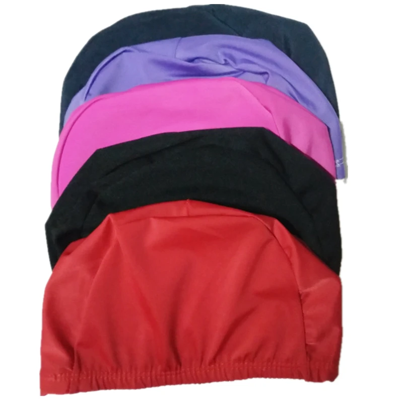 Шапка для плавания из эластичной ткани унисекс устойчивая к разрыву Спортивная