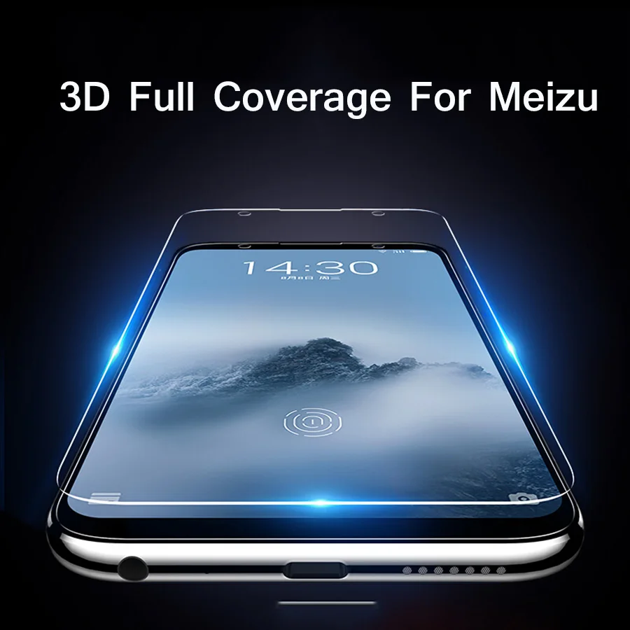 3D полное покрытие экрана протектор для Meizu 16X 15 Plus E3 M6s Передняя защитная пленка из