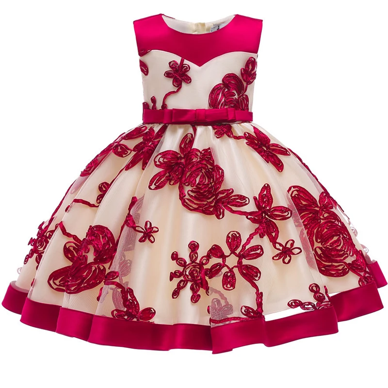 Easter Carnival Girls Party Princess Dress Kids Sequins Embroidered Formal Bridesmaid Wedding Birthday Christmas Ball Gown | Детская