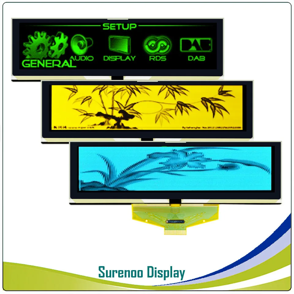 Реальный oled-дисплей, 5," 256*64 25664 графический ЖК-модуль дисплей экран LCM встроенный SSD1322, 6080 8080 Параллельный Seral SPI