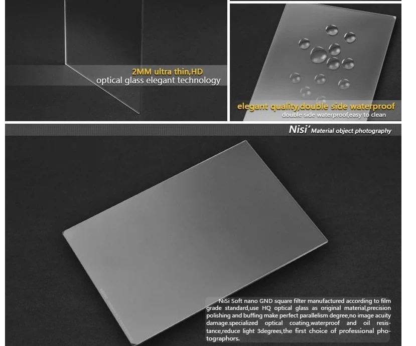 НИСИ 100*150 мм NANO MC IR мягкая жесткая обратная градуированная нейтральная плотность 0,6 0,9 1,2 1,5 GND 4 8 16 32 вставной оптический стеклянный фильтр