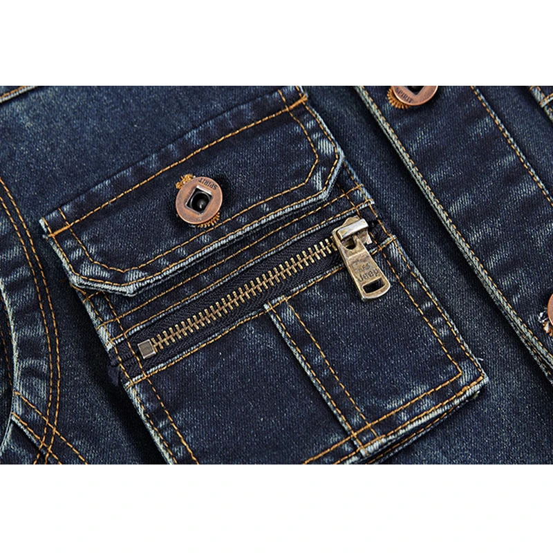 АФН джип мужчины ковбойская жилетка жилет в стиле ретро однотонные хлопковые