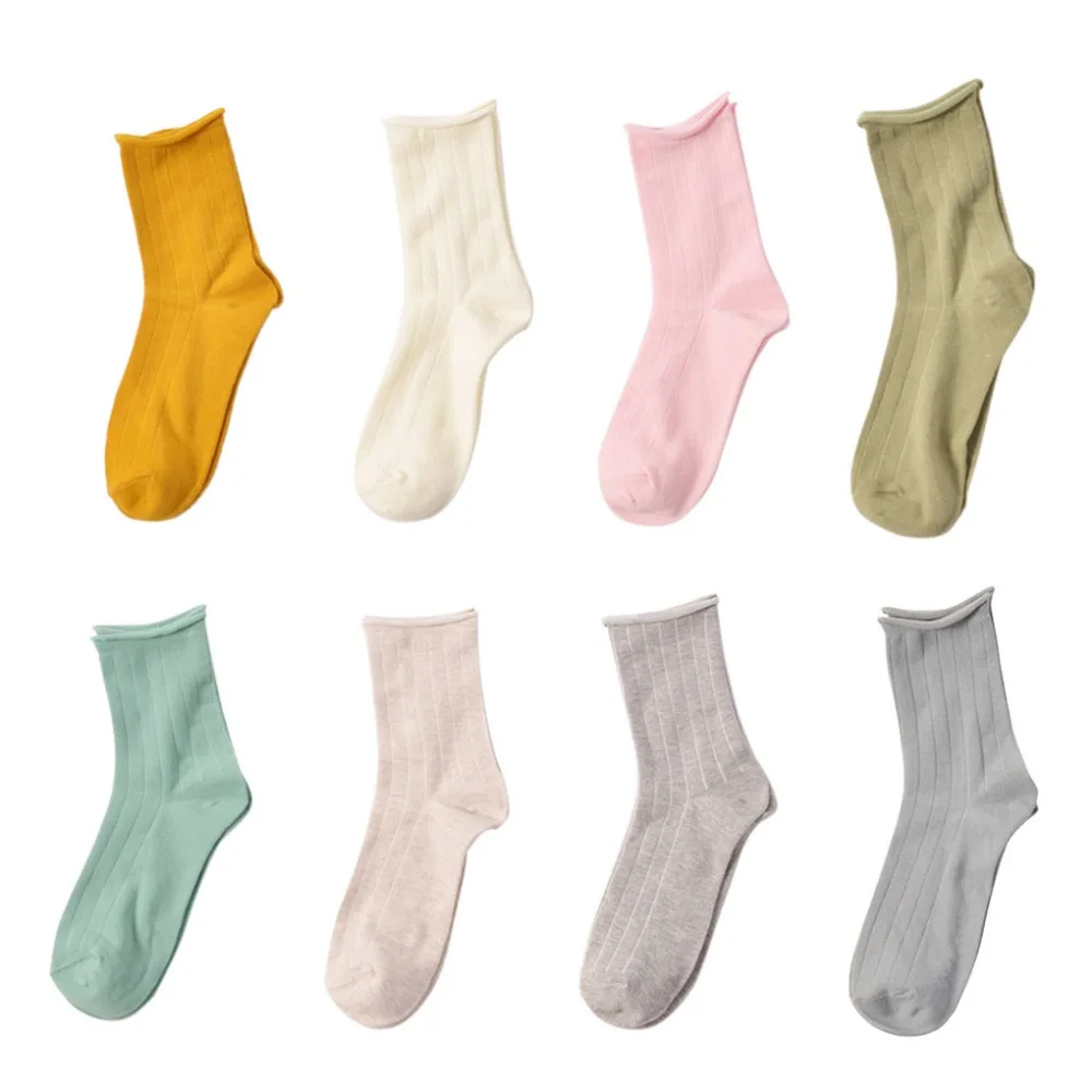 

Носки женские, хлопковые, однотонные, теплые