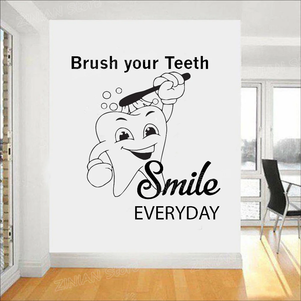Настенная Наклейка с цитатами стоматологической клиники настенные