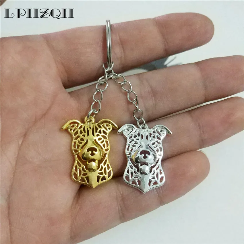 LPHZQH модный стампирский терьер питбулл собака автомобильный брелок женская сумка