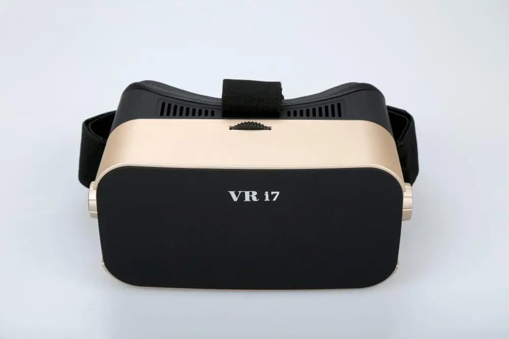 VR Очки виртуальной реальности коробка анти Bluelight VR очки линзы Visore 3D видео фильм виртуальные очки для Android iPhone - Цвет: only Gold VR glasses