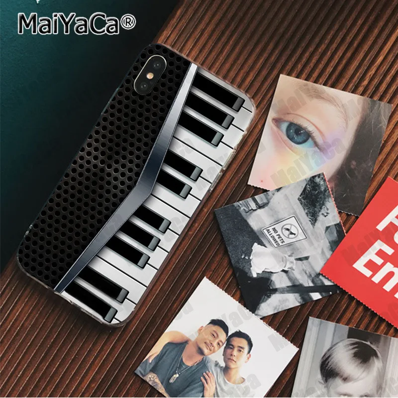 MaiYaCa музыка пианино клавиатура клиент высокое качество чехол для телефона для Apple iphone 11 pro 8 7 66S Plus X XS MAX 5S SE XR крышка