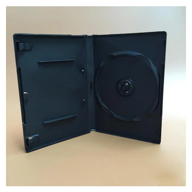 Черный пластиковый чехол 190x135x14мм 2 шт. 1DVD 1 диск|case case|case blackcase new |