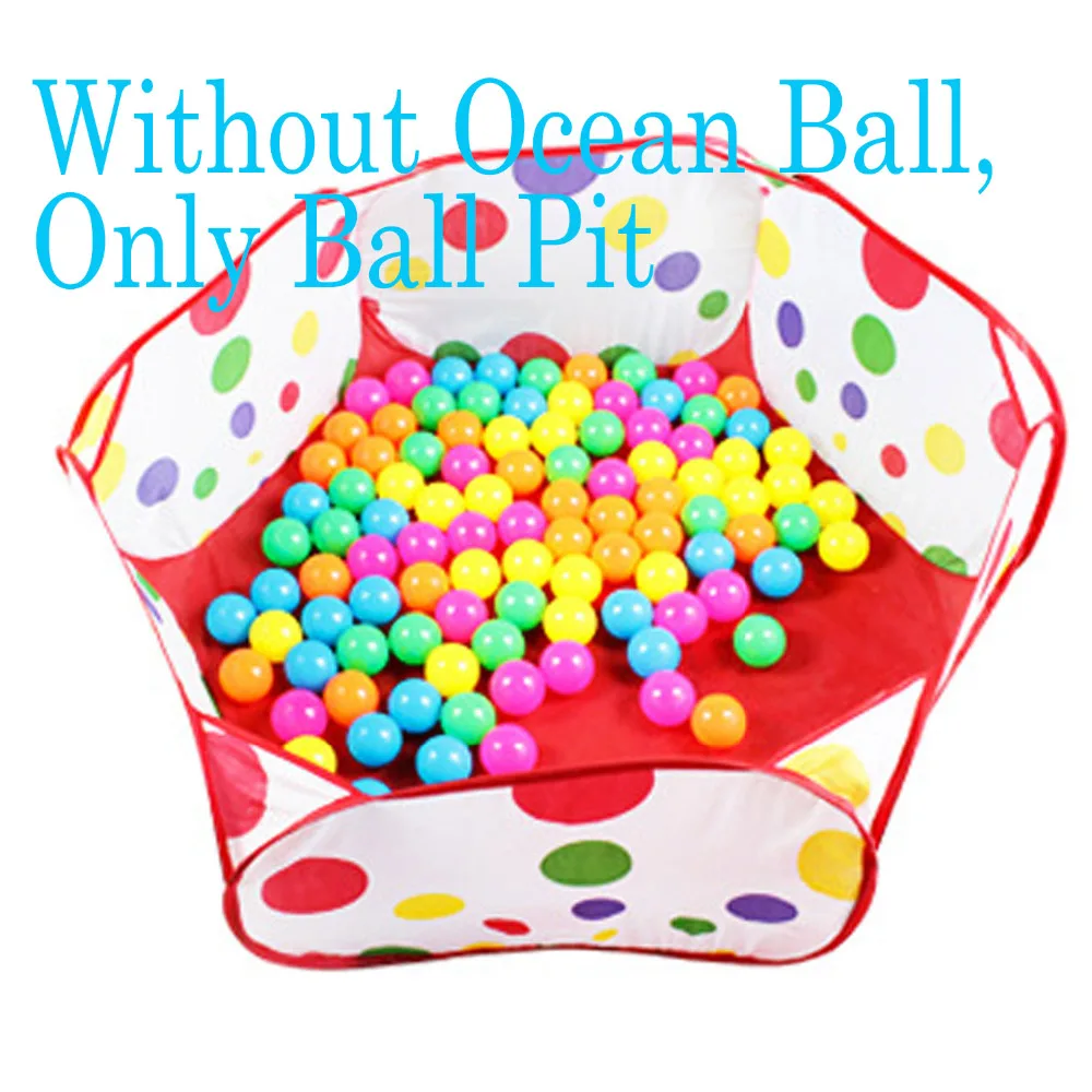 Детский красный пластиковый водонепроницаемый складной морской шар 1 2 м игровой