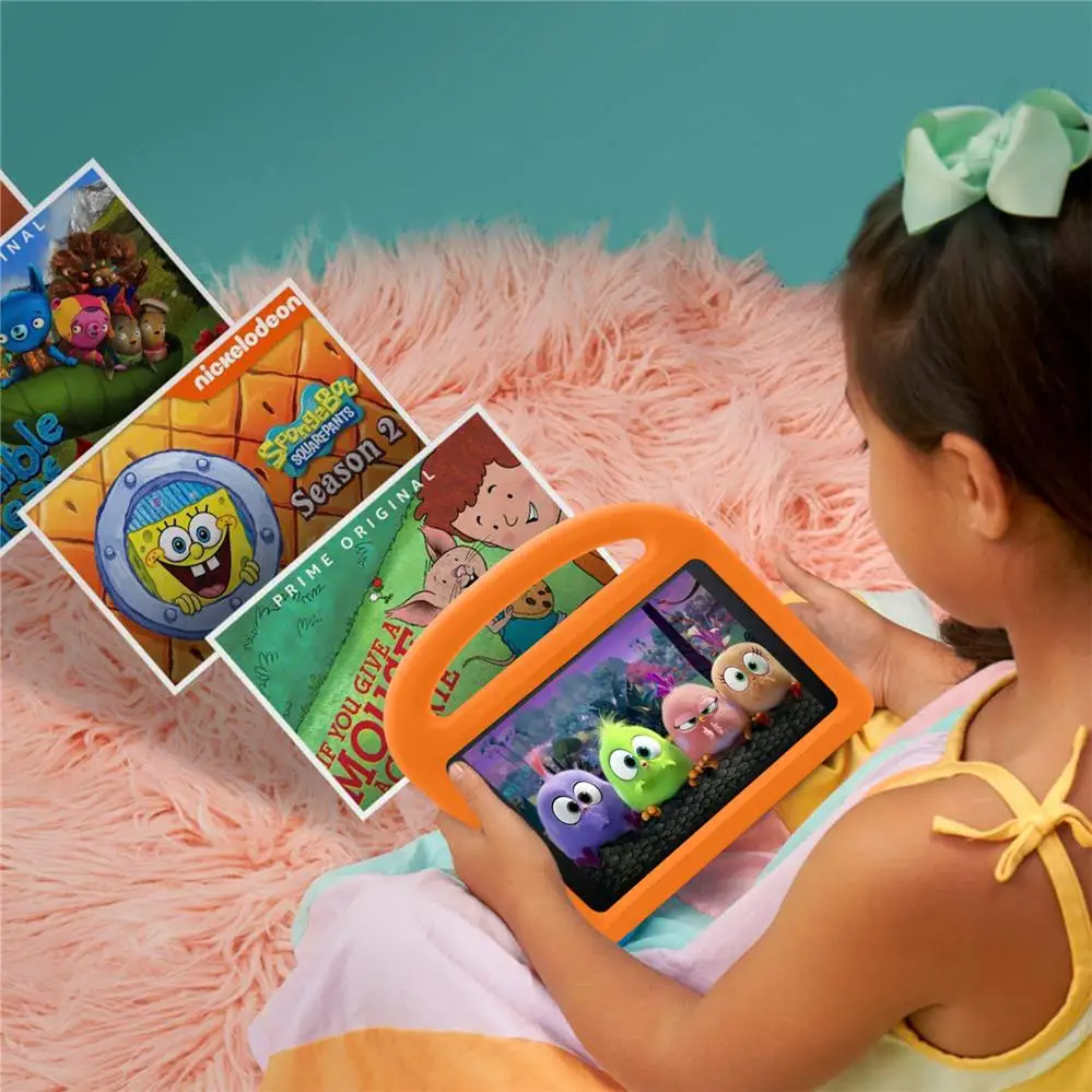 XSKEMP дети мультфильм 3D Ручка Стенд чехол для Kindle fire HD 8 2016 0 EVA пены противоударный +