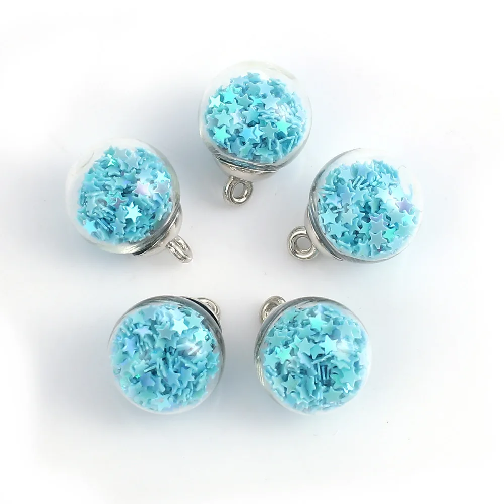 DoreenBeads прозрачный шар Подвески кулон стеклянный пузырь пентаграмма звезда