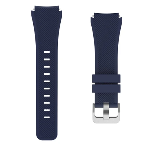 12-Midnight blue Спортивные 22 мм ремешок для samsung galaxy watch 46 мм S3 Frontier/классические huawei watch gt ремешок силиконовый браслет huami amazfit ремень - Цвет ремешка: 12-Midnight blue