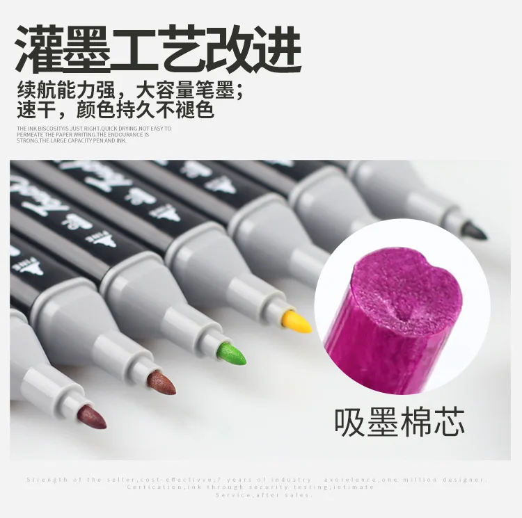 Climemo 24 цвета/художественные маркеры для рисования профессиональные