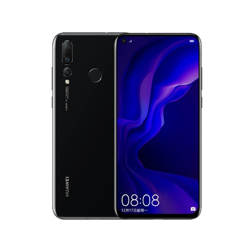 Huawei Nova 4 8 ГБ ОЗУ LTE телефон 6 &quotполноэкранный экран Kirin 970 Octa Core Android 9 Quad AI камера Face