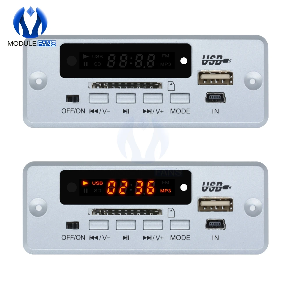 Мини 5 в MP3 декодер плата Bluetooth модуль декодирования вызовов MP3 WAV u-диск и TF карта USB с 2*3 Вт усилитель пульт дистанционного управления