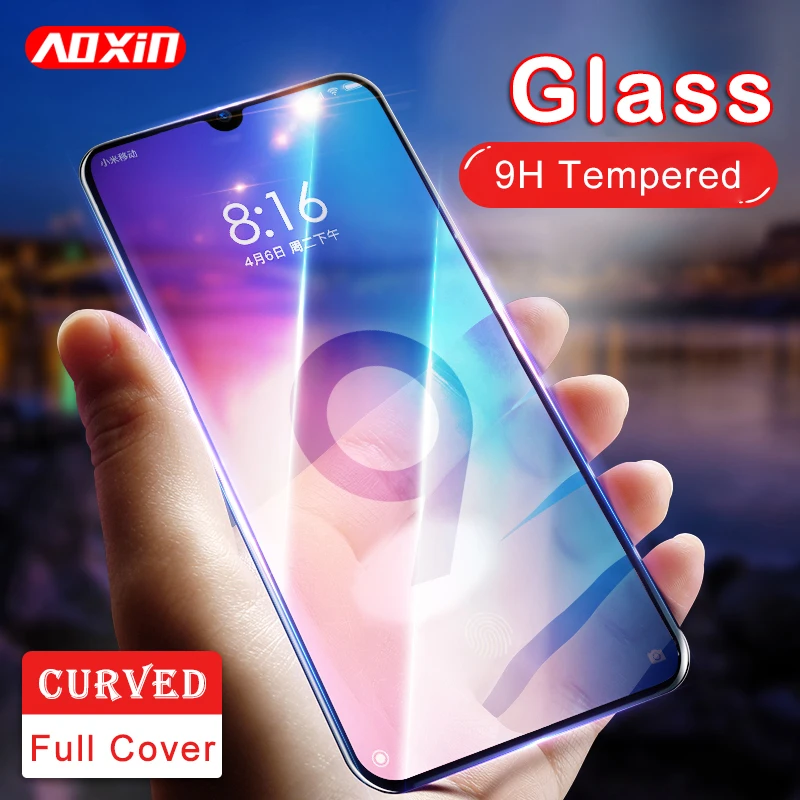 Защитное стекло AOXIN 9H на весь экран для Xiaomi mi 9 8 mi8 lite SE закаленное mi9 защитная