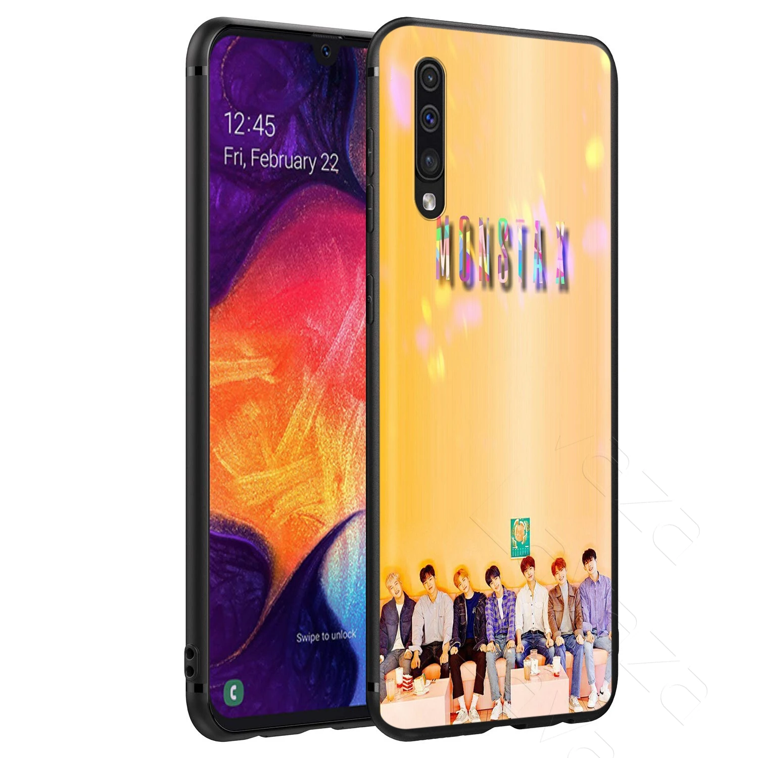 Lavaza Kpop Monsta X Case for Samsung Galaxy S6 S7 Edge J6 S8 S9 S10 Plus A3 A5 A6 A7 A8 A9 Note 8 9 |