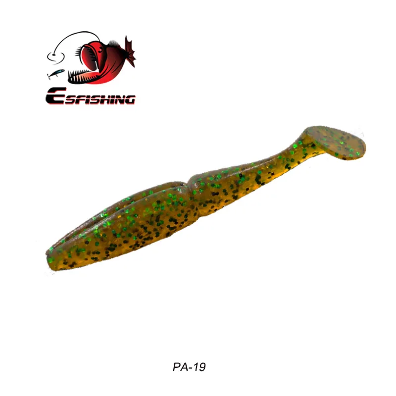 PA19 Esfishing Easy Shiner, 100 мм, 125 мм, 155 мм, 200 мм, рыболовные приманки, мягкие приманки, мягкие приманки, ПВА, Isca, Искусственные воблеры, Pesca Bass - Цвет: PA19