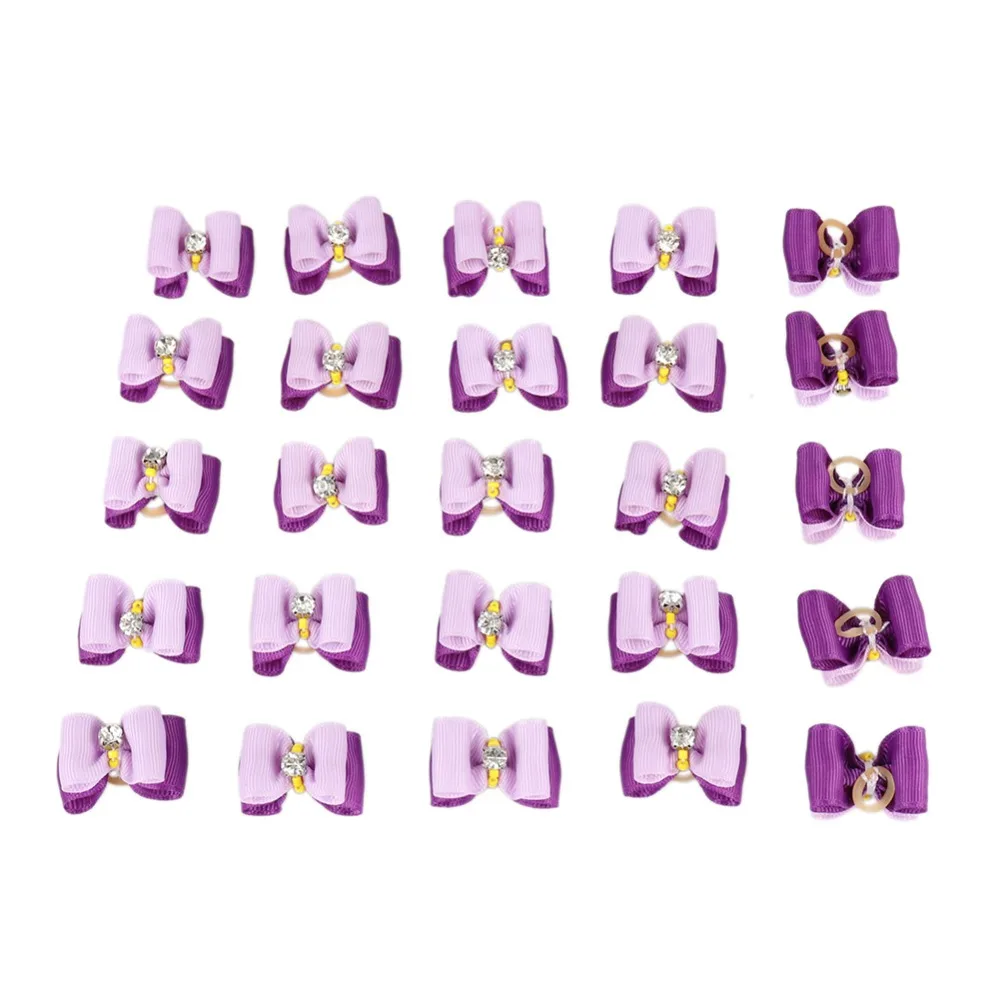 Маленькие собаки бантики аксессуары для волос домашних животных заколки уход за