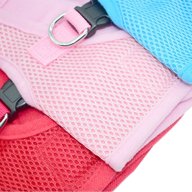 Мягкий дышащий Регулируемый жилет шлейки для питомцев щенков средних собак