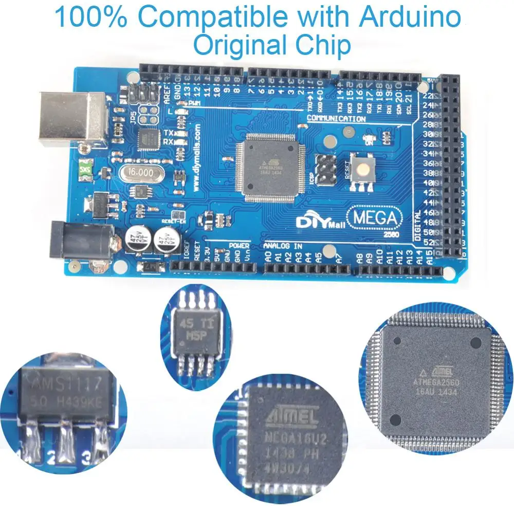 Набор для начинающих DIYmall 2560 R3 набор Arduino светодиодный подарок на Рождество