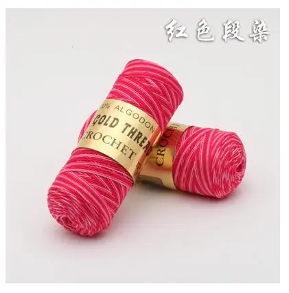 red camou number 3 TPRPYN 1 шт. = 90 г 3# кружевная хлопчатобумажная пряжа для ручного вязания, тонкая мягкая пряжа Y13504 - Цвет: red camou number 3