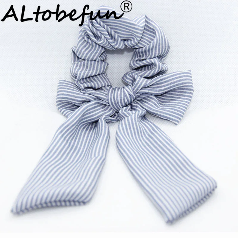 Модная резинка для волос ALTOBEFUN с бантом резинки девочек заколка хвоста