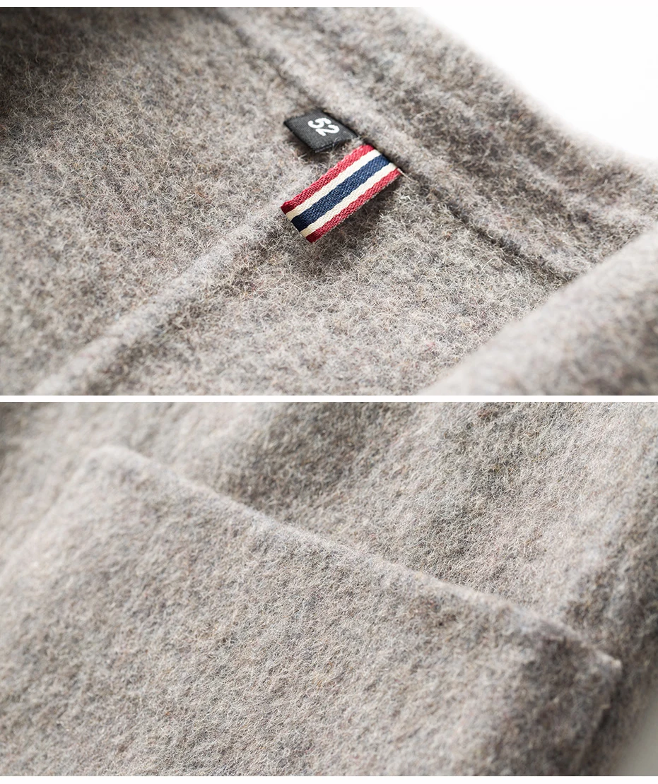Markless, Мужская шерстяная куртка средней длины и пальто, jaqueta masculina,, зимнее толстое теплое шерстяное пальто, chaqueta hombre, WTA8163M