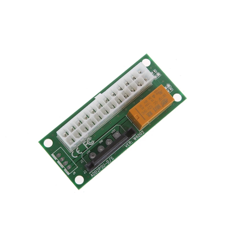 ATX 24Pin к SATA двойной блок питания стартер карта синхронизации расширитель карты