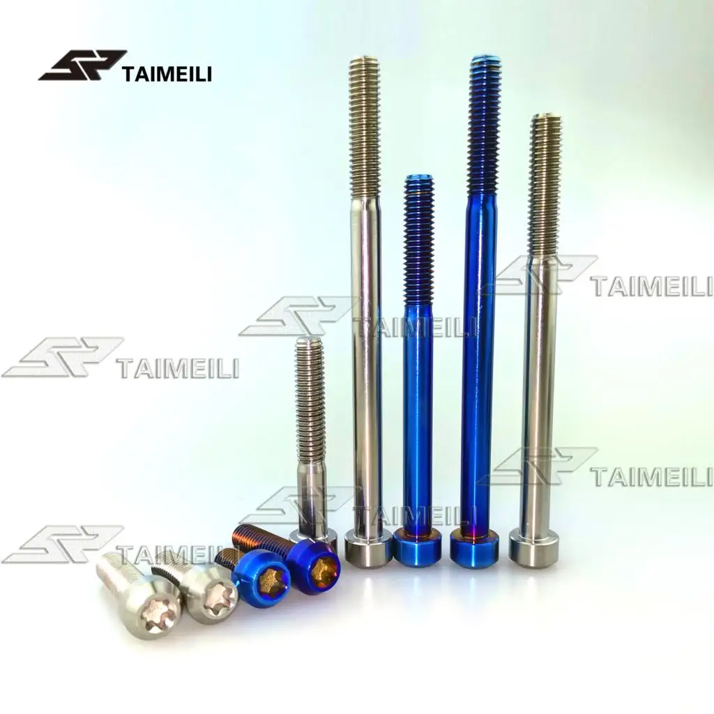 Винт TAIMEILI из титанового сплава M6x10 15 20 25 30 35 40 50 60 70 80 90 мм винт с головкой Torx для