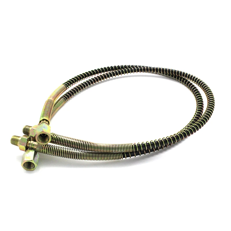 QUPB Пейнтбол шланг HPA с пружиной завернутый 60 см 9000PSI G1/8 ''женский 1/8&quot NPT